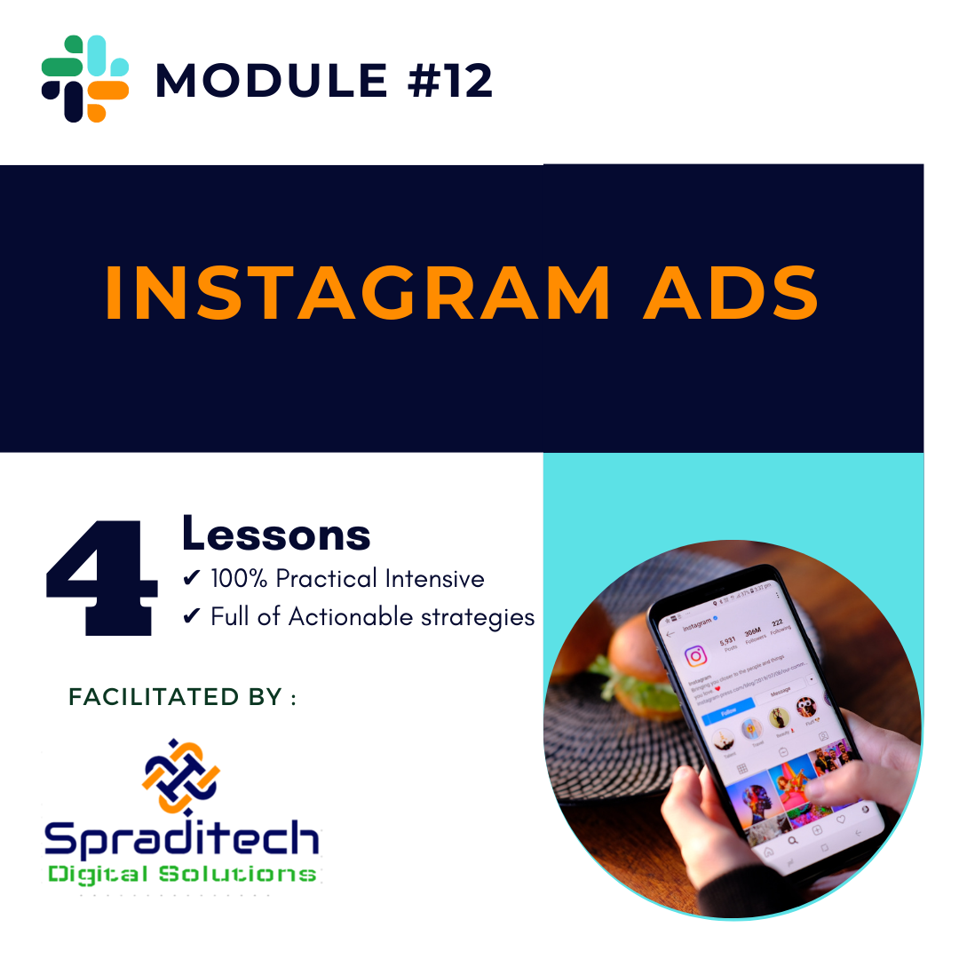 Instagram Ads in Spraditech Digital Marketing Training in Lagos
